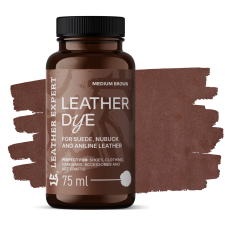Leather Dye - nahavärv, seemis-, nubuk- ja aniliinnahale. Keskmine pruun